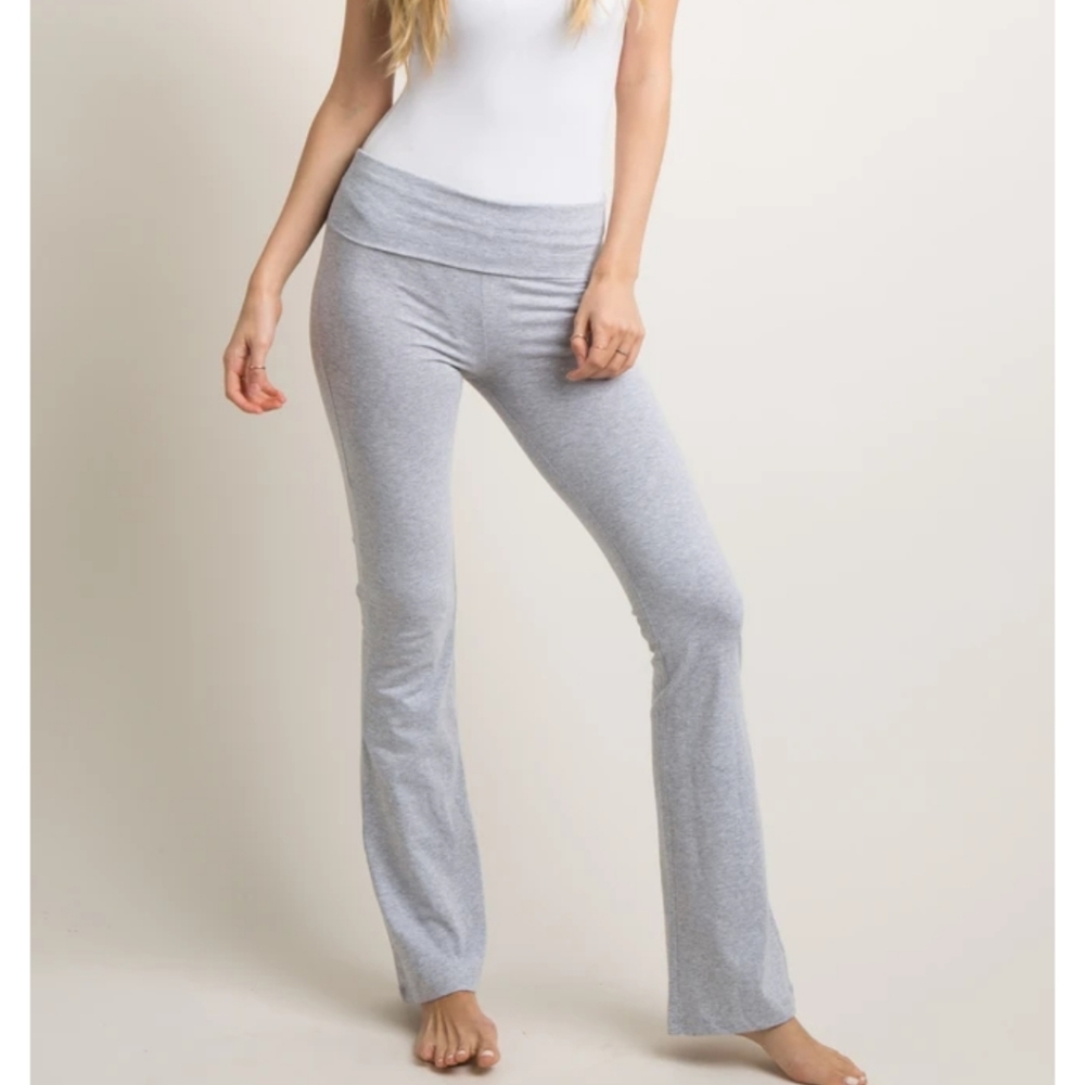 Pinkblush Heathered Basic Maternity Lounge Pant - image 3